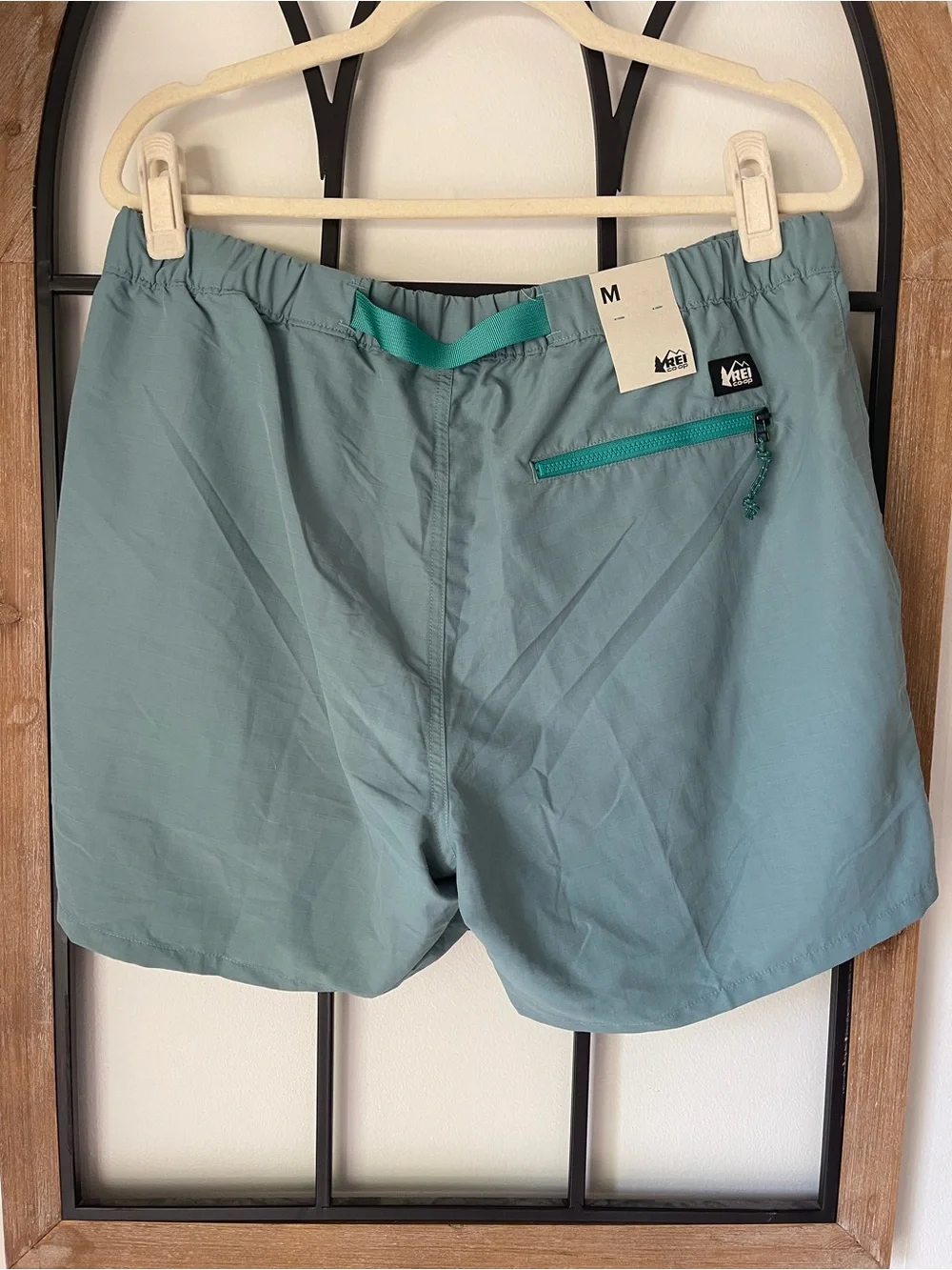 NWT - REI Teal Outdoor Swim/Trail Shorts - Picture 3 of 3